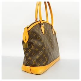 Louis Vuitton-Louis Vuitton Monogram Lockit Horizontal Handbag-Brown