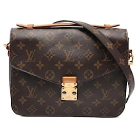 Louis Vuitton-Louis Vuitton Pochette Metis MM Handbag-Brown