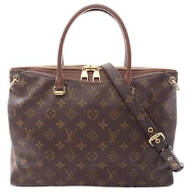 Louis Vuitton-Louis Vuitton Pallas Monogram Avane Handbag-Brown,Monogram