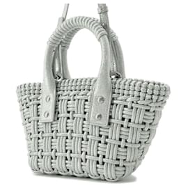 Balenciaga-Balenciaga Handbag Bistro XXS 678028-Silvery