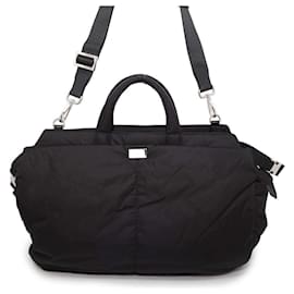 Fendi-Sac à main Fendi Peekaboo Iconic en nylon moyen-Noir