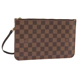 Louis Vuitton-LOUIS VUITTON Damier Ebene Neverfull MM Pouch Accessory Pouch LV Auth 102148-Other