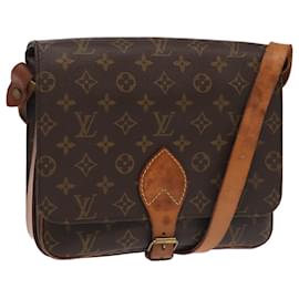 Louis Vuitton-LOUIS VUITTON Monogram Cartouchiere GM Shoulder Bag M51252 LV Auth 100431-Monogram