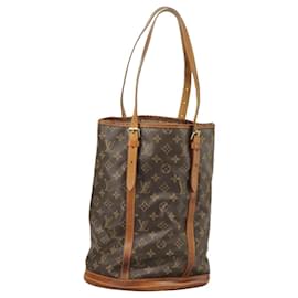 Louis Vuitton-LOUIS VUITTON Monogram Bucket GM Shoulder Bag M42236 LV Auth 101211-Monogram
