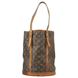 Louis Vuitton-LOUIS VUITTON Monogram Bucket GM Shoulder Bag M42236 LV Auth 101211-Monogram