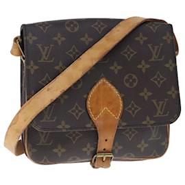 Louis Vuitton-LOUIS VUITTON Monogram Cartouchiere MM Shoulder Bag M51253 LV Auth bs20280-Monogram