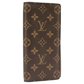Louis Vuitton-LOUIS VUITTON Monogram Portefeuille Brazza Long Wallet M66540 LV Auth 101338A-Monogram
