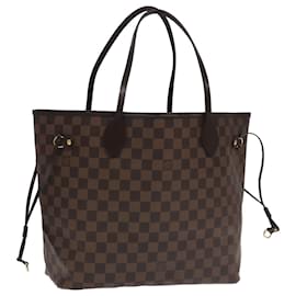 Louis Vuitton-LOUIS VUITTON Damier Ebene Neverfull MM Tote Bag N51105 LV Auth 101332A-Other