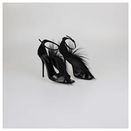 Saint Laurent-SAINT LAURENT Sandals T.EU  Leather-Black