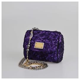 Dolce & Gabbana-DOLCE & GABBANA Handbags T.  Leather-Purple