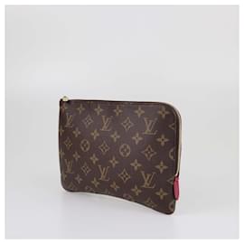 Louis Vuitton-Bolsas LOUIS VUITTON T. Tecido-Marrom