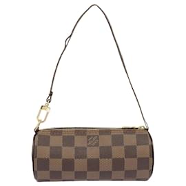 Louis Vuitton-LOUIS VUITTON Damier Ebene Papillon Pouch LV Auth 100600-Other