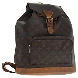 Louis Vuitton-LOUIS VUITTON Monogram Montsouris GM Backpack M51135 LV Auth ki5139-Monogram