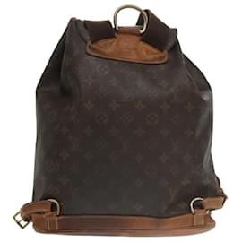 Louis Vuitton-LOUIS VUITTON Monogram Montsouris GM Backpack M51135 LV Auth ki5139-Monogram