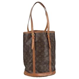 Louis Vuitton-LOUIS VUITTON Monogram Bucket GM Shoulder Bag M42236 LV Auth 100825-Monogram