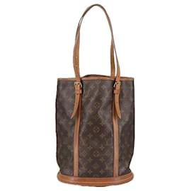 Louis Vuitton-LOUIS VUITTON Monogram Bucket GM Shoulder Bag M42236 LV Auth 100825-Monogram