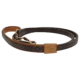 Louis Vuitton-LOUIS VUITTON Monogram Less Baxter MM Dog Leash M58056 LV Auth 101341-Monogram