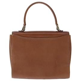 Autre Marque-Burberrys Hand Bag Leather 2way Brown Auth ti2407-Brown