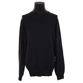 Ami Maglione di cotone blu Blu
