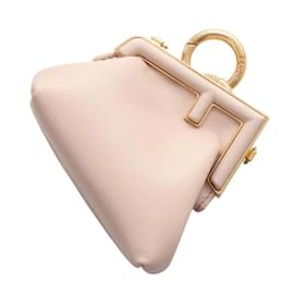 Fendi-Fendi Pink Leather Handbag Charm-Pink
