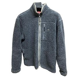 Supreme Fleece Grey Logo Sweater Grey