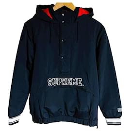 Supreme-Men Coats Outerwear-Black
