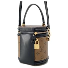 Louis Vuitton-Louis Vuitton Monogram Reverse Cannes Vanity Bag-Black