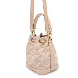 Louis Vuitton-Louis Vuitton Monogram Empreinte Summer Stardust Nano Noe Handbag-Beige