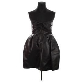 Alexandre Vauthier Robe bustier noir Noir