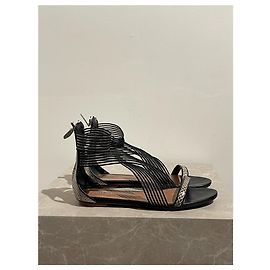 Alaïa Sandali ALAIA T.EU 41 Pelli esotiche Nero