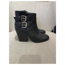 GIUSEPPE ZANOTTI Bottines T.EU 37 Cuir Noir