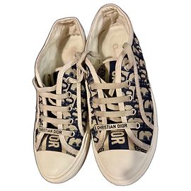 Christian Dior Walk’n’Dior Bianco Beige Blu scuro