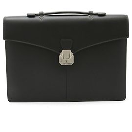 Alfred Dunhill Dunhill Pasta de Couro Sidecar Preta Preto
