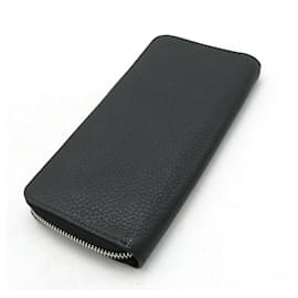 Louis Vuitton-Louis Vuitton Zippy Wallet Vertical Black M58412-Black
