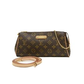 Eva Schultertasche Monogramm Louis Vuitton Braun Monogramm
