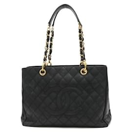 Chanel-Chanel Matelasse GST Chain Tote-Black