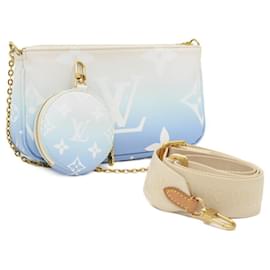 Louis Vuitton-Acessório Multi Pochette Monograma Gigante Louis Vuitton-Azul