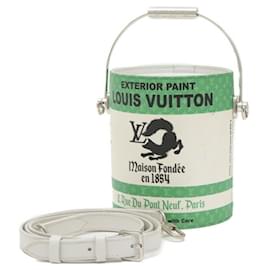 Louis Vuitton-Bolsa de ombro Louis Vuitton LV Paint Can-Branco,Verde