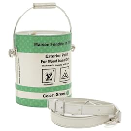 Louis Vuitton-Louis Vuitton LV Paint Can Shoulder Bag-White,Green