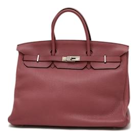 Hermès-Hermes Birkin 40 Handbag in Bois De Rose-Brown
