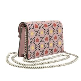 Gucci-Gucci Dionysus Chain Shoulder Bag in Pink-Pink