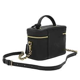 Louis Vuitton-Bolsa de Ombro Vanity PM Monogram Empreinte Louis Vuitton-Preto