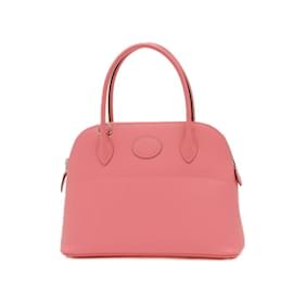 Hermès-Hermes Bolide 27 Handbag in Rose Azalee-Pink