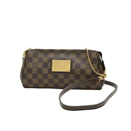Louis Vuitton-Louis Vuitton Damier Eva Shoulder Pouch-Damier ebene