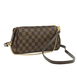 Louis Vuitton-Louis Vuitton Damier Eva Shoulder Pouch-Damier ebene