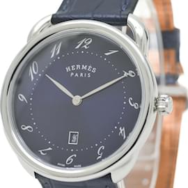 Hermès-Hermes Arceau GM Watch with Navy Dial-Other