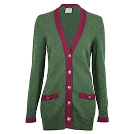 Chanel-Knitwear-Dark green