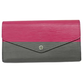 Louis Vuitton-Louis Vuitton Long Wallet Epi Portefeuille Sarah M41958-Pink