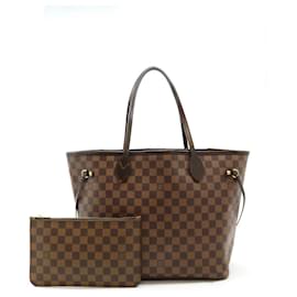 Louis Vuitton-Louis Vuitton Damier Neverfull MM Tote Bag N41358-Brown