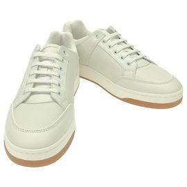 Yves Saint Laurent Saint Laurent SL/61 LT Kalbsleder Sneakers Weiß